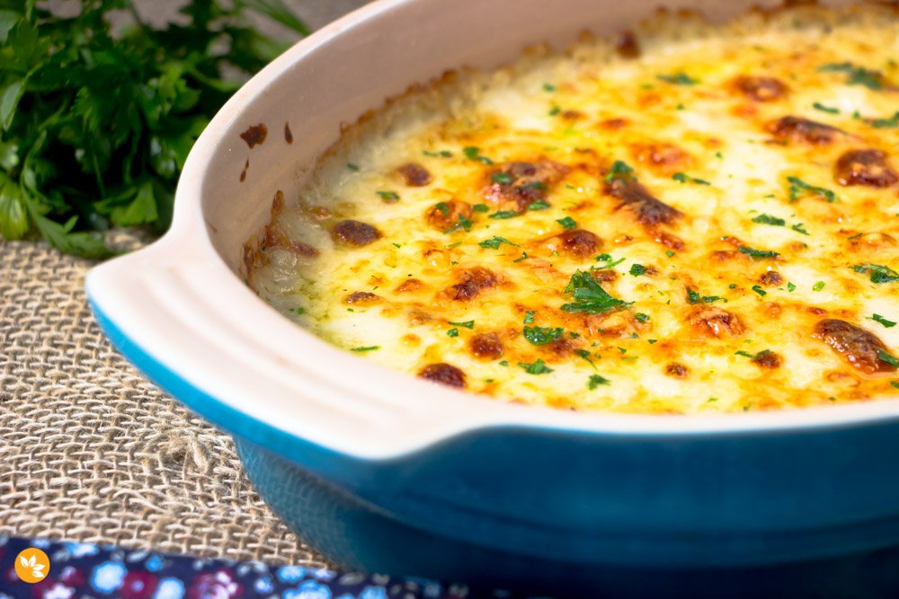 Batata gratinada com alho - Foto: Reprodução