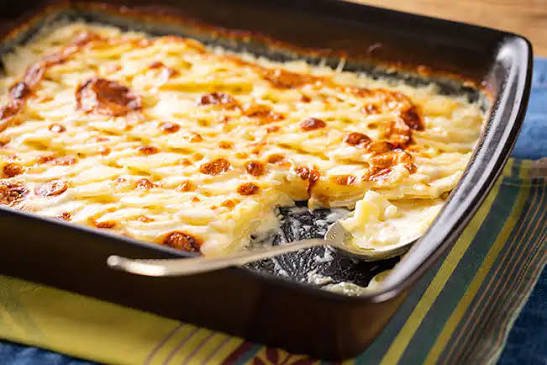 Batata gratinada com alho - Foto: Reprodução